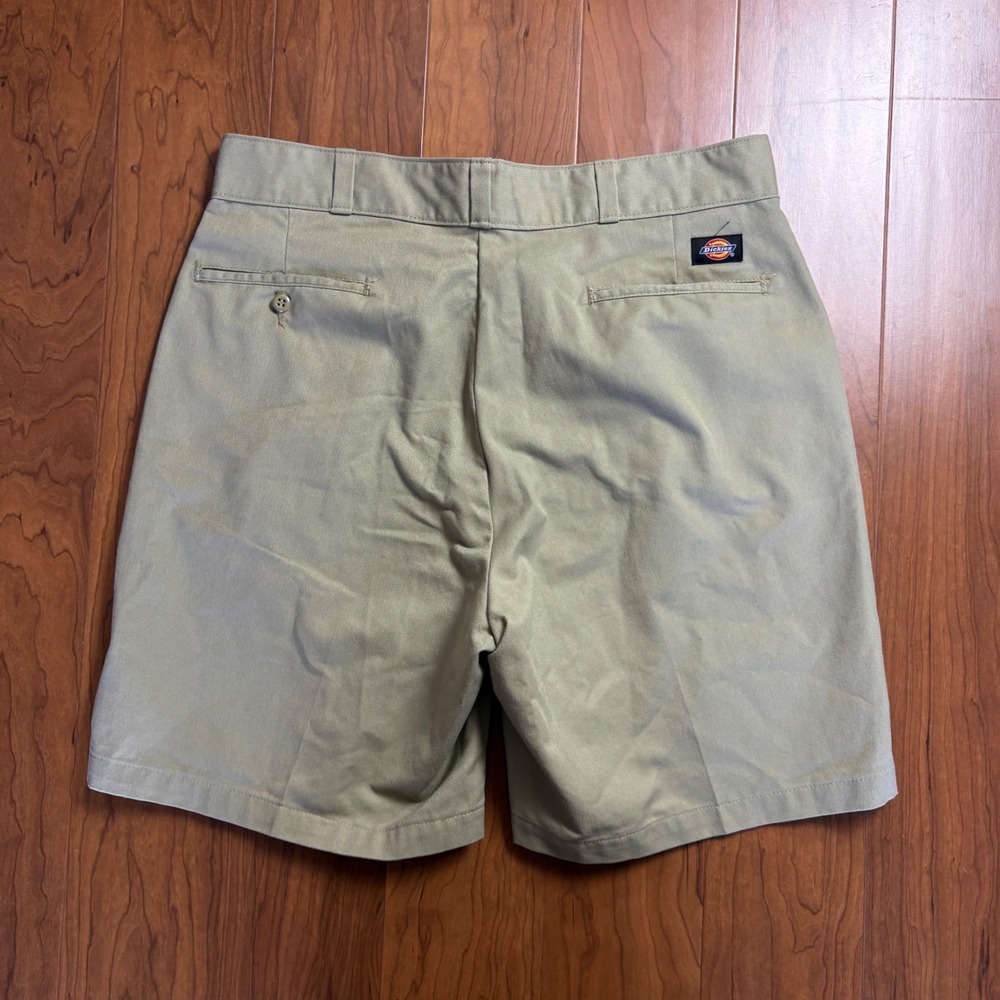 Dickies Mens 36 Relaxed Fit Khaki Work Shorts Tan Twill Flat Front skater gorp